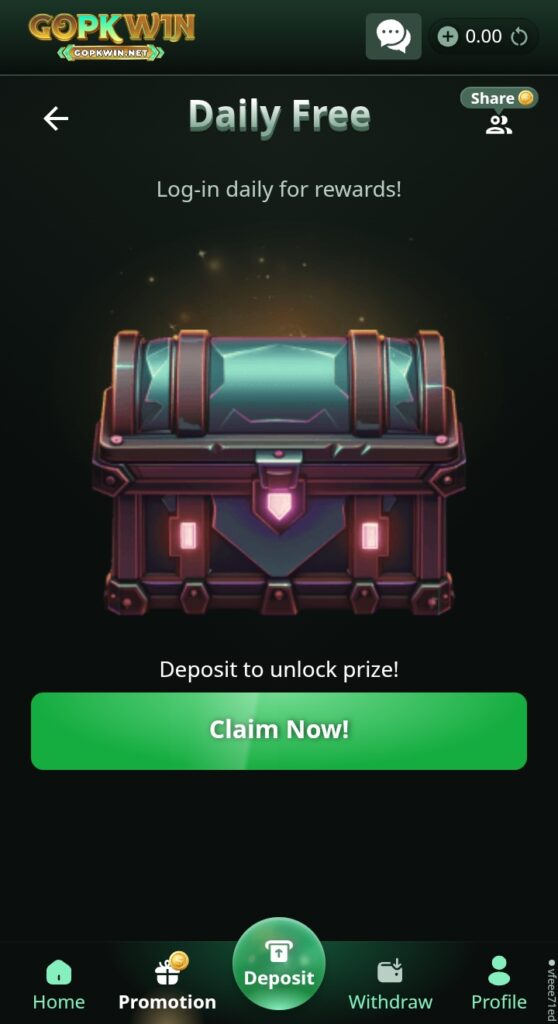 daily free bonuses